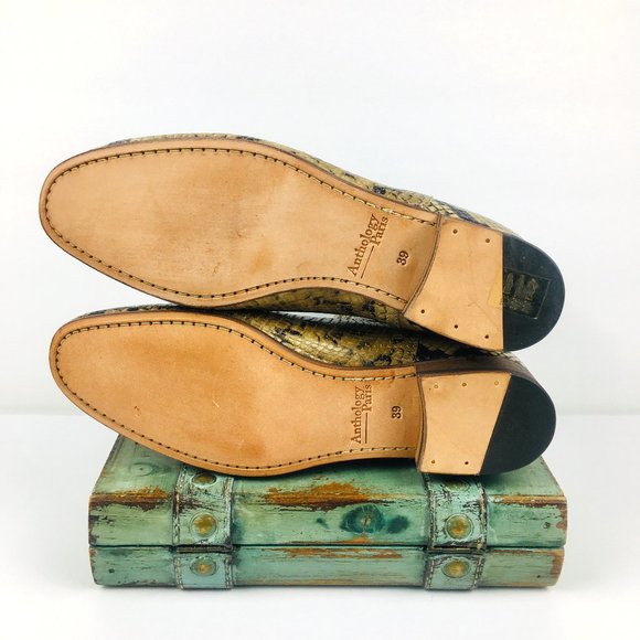 Anthology Paris Python Leather Boots - NEW - Picture 10 of 14